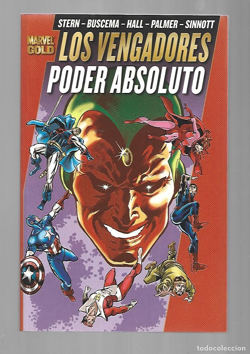 C&oacute;mics: Marvel Gold, Los Poderosos Vengadores 6: poder absoluto, 2012, Panini, impecable - Foto 1