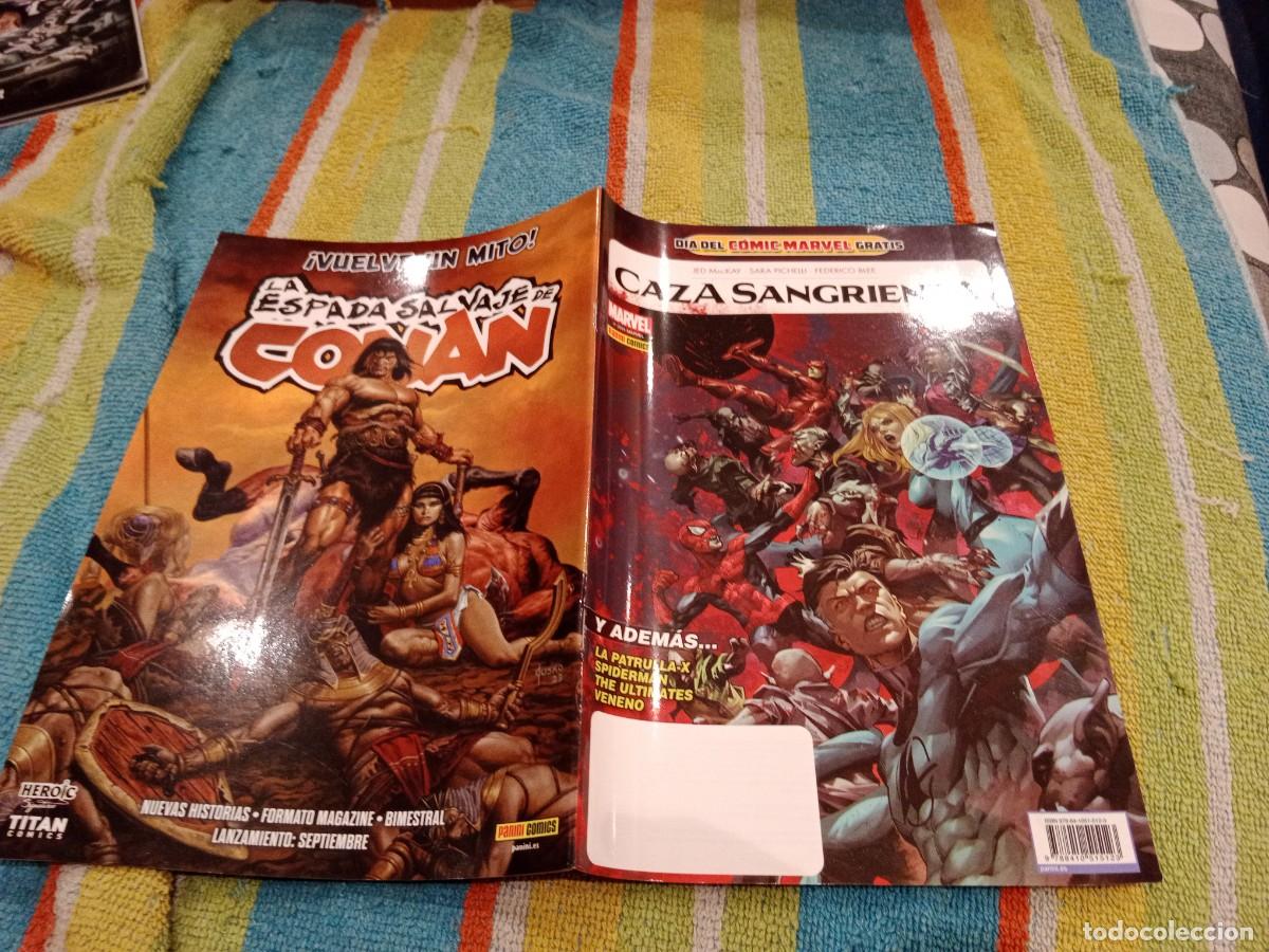 C&oacute;mics: DIA DEL COMIC MARVEL GRATIS - CAZA SANGRIENTA NUMERO UNICO - PANINI 2024 - Foto 1