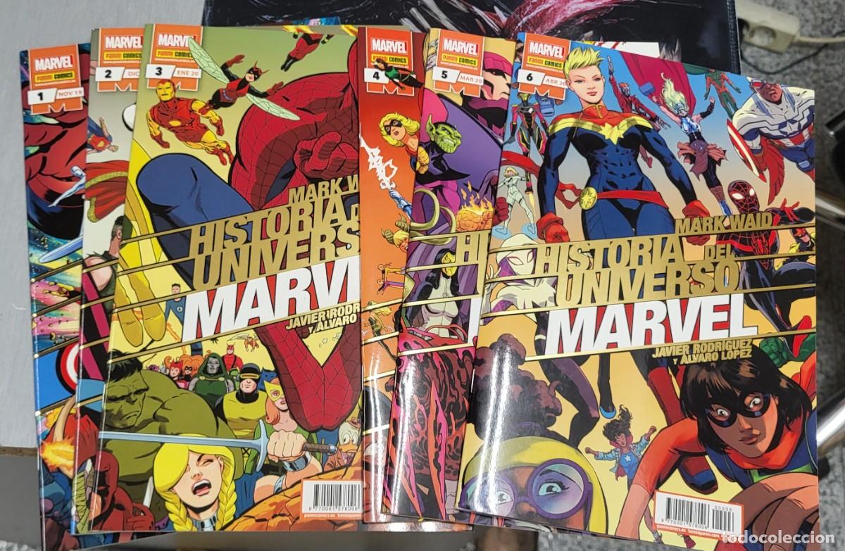C&oacute;mics: HISTORIA DEL UNIVERSO MARVEL &iexcl; COMPLETA 6 NUMEROS ! PANINI - Foto 1