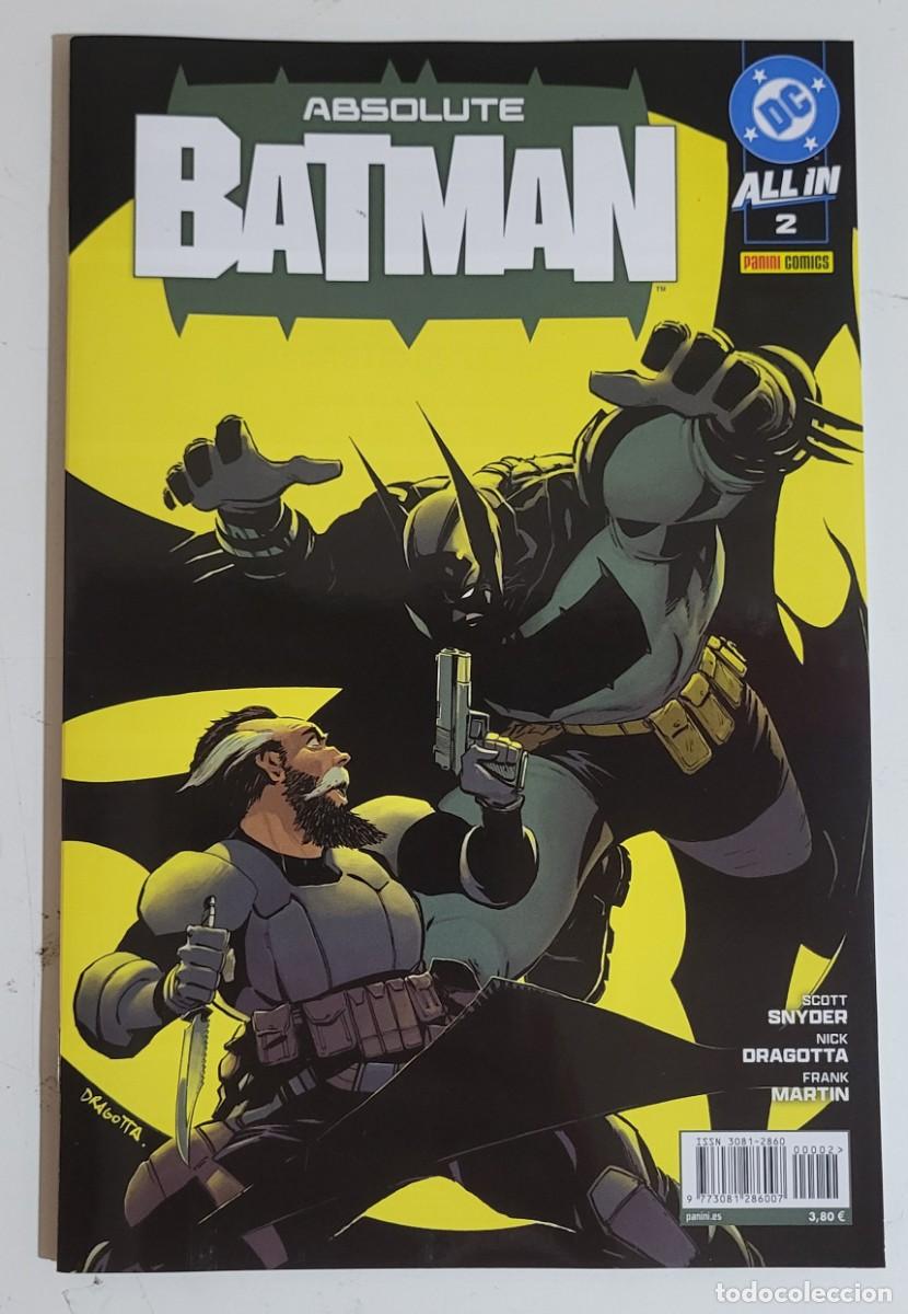 C&oacute;mics: ABSOLUTE BATMAN N&ordm; 2 / SCOTT SNIDER - NICK DRAGOTTA / ALL IN - -DC - PANINI - Foto 1