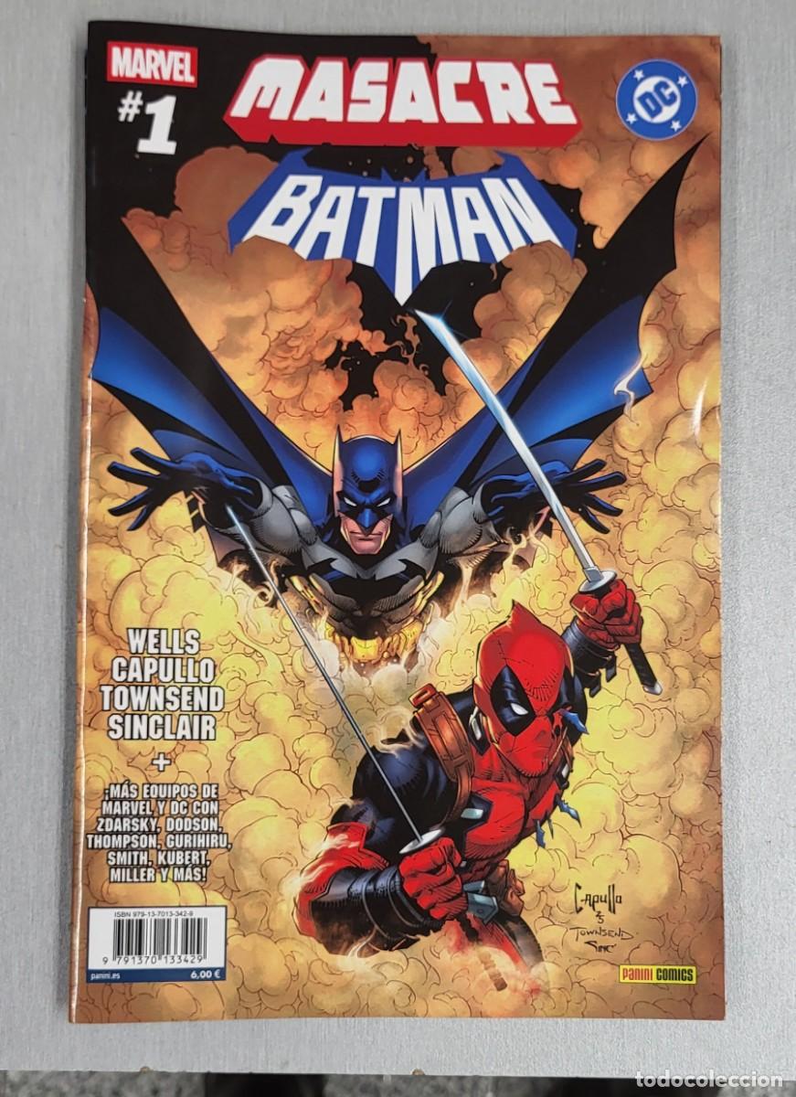 C&oacute;mics: MASACRE / BATMAN N&ordm; 1 / PORTADA GREG CAPULLO -DC - PANINI - Foto 1