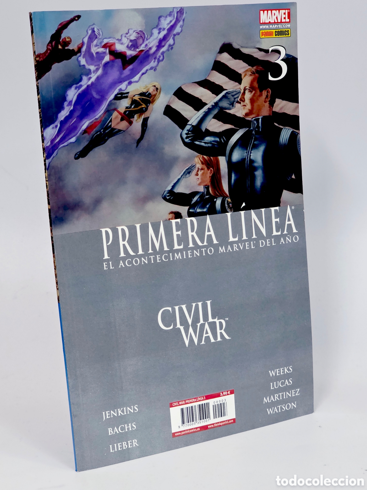 C&oacute;mics: C&Oacute;MIC DE KIOSCO CIVIL WAR PRIMERA L&Iacute;NEA 3 PANINI C&Oacute;MICS MARVEL - Foto 1
