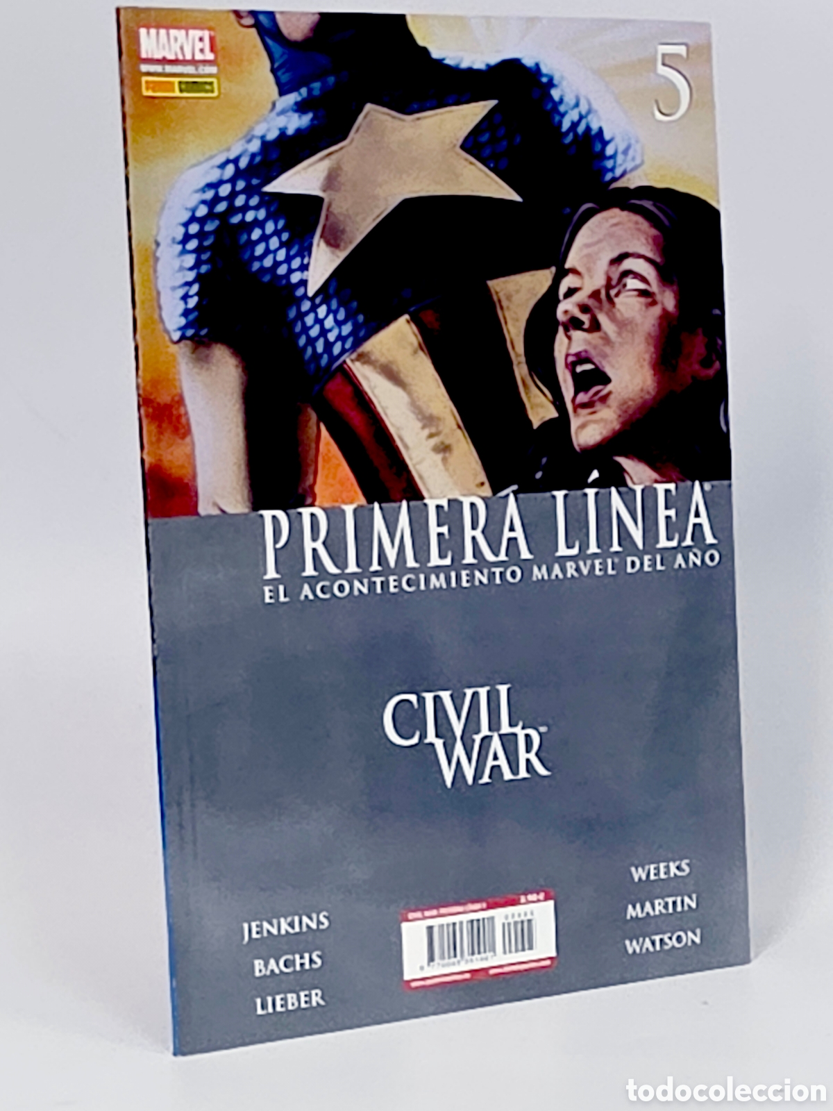 C&oacute;mics: C&Oacute;MIC DE KIOSCO CIVIL WAR PRIMERA L&Iacute;NEA 5 PANINI C&Oacute;MICS MARVEL - Foto 1