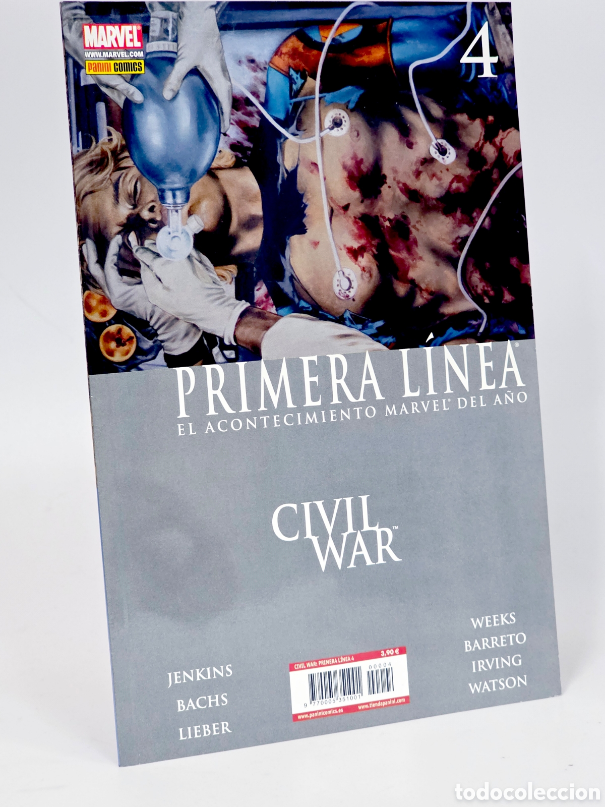 C&oacute;mics: C&Oacute;MIC DE KIOSCO CIVIL WAR PRIMERA L&Iacute;NEA 4 PANINI C&Oacute;MICS MARVEL - Foto 1