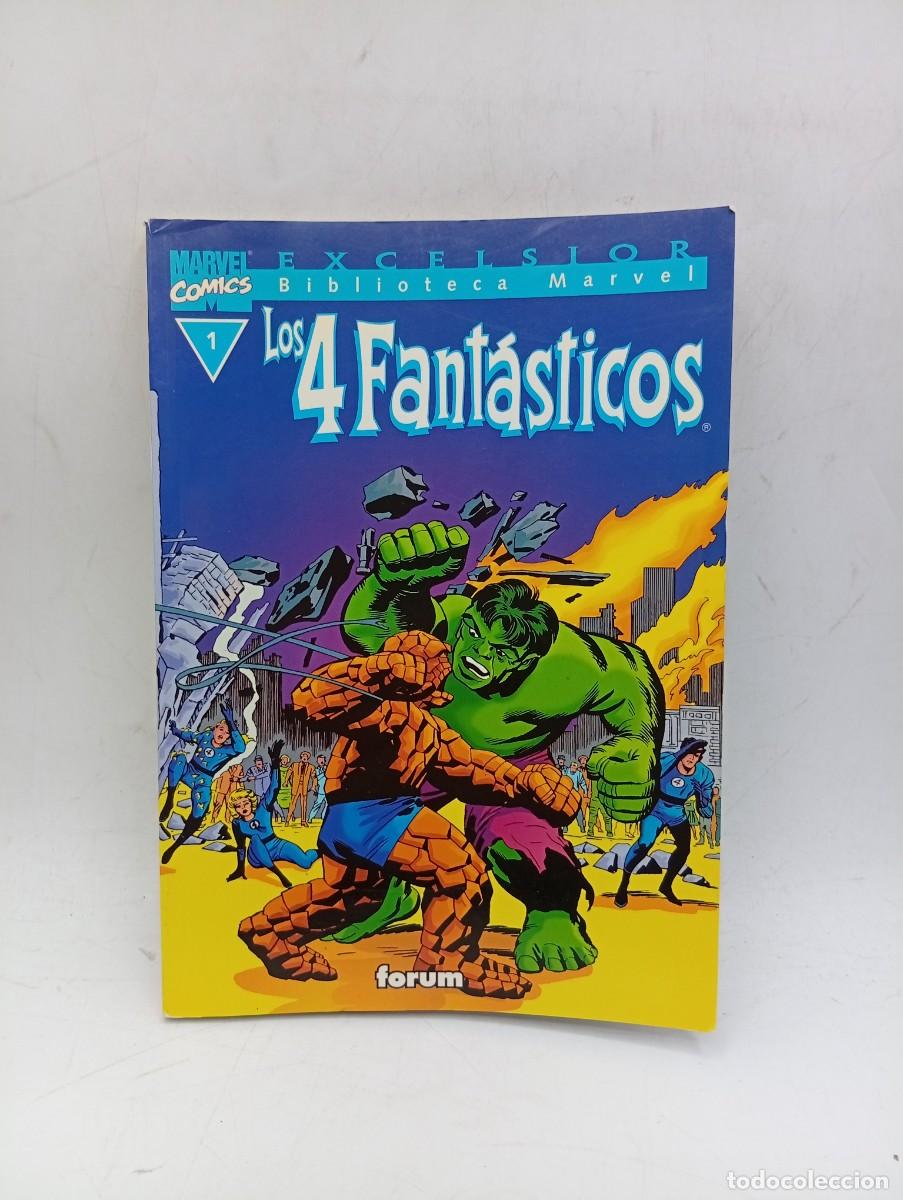 C&oacute;mics: LOS 4 FANTASTICOS. N&ordm; 1. EXCELSIOR. BIBLIOTECA MARVEL. FORUM. MARVEL COMICS. - Foto 1