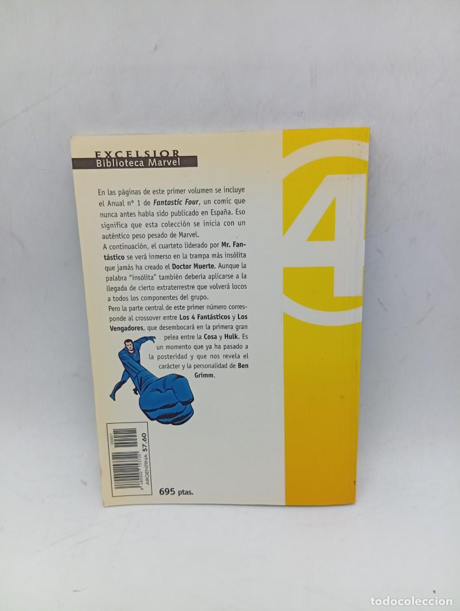 C&oacute;mics: LOS 4 FANTASTICOS. N&ordm; 1. EXCELSIOR. BIBLIOTECA MARVEL. FORUM. MARVEL COMICS. - Foto 5