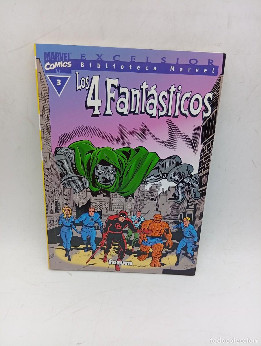 C&oacute;mics: LOS 4 FANTASTICOS. N&ordm; 3. EXCELSIOR. BIBLIOTECA MARVEL. FORUM. MARVEL COMICS. - Foto 1