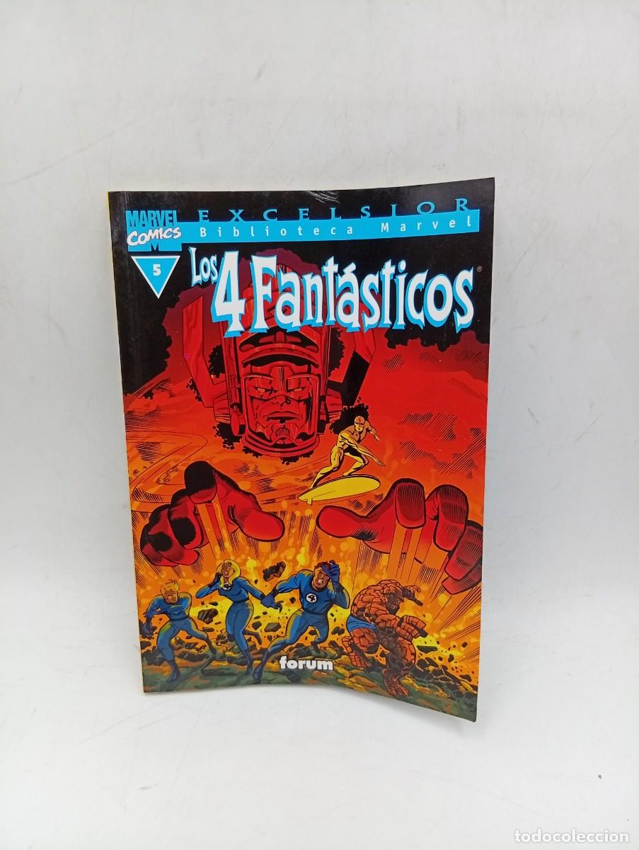 C&oacute;mics: LOS 4 FANTASTICOS. N&ordm; 5. EXCELSIOR. BIBLIOTECA MARVEL. FORUM. MARVEL COMICS. - Foto 1