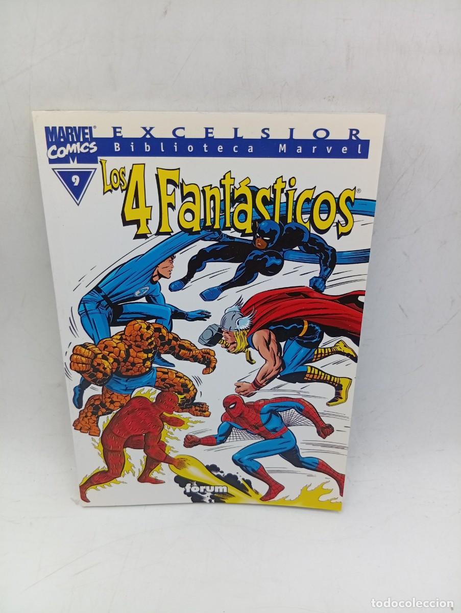C&oacute;mics: LOS 4 FANTASTICOS. N&ordm; 9. EXCELSIOR. BIBLIOTECA MARVEL. FORUM. MARVEL COMICS. - Foto 1