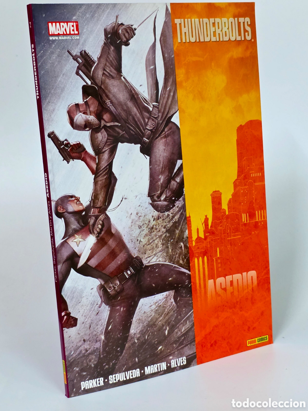 C&oacute;mics: C&Oacute;MIC DE KIOSCO THUNDERBOLTS 2 ASEDIO PANINI C&Oacute;MICS MARVEL - Foto 1