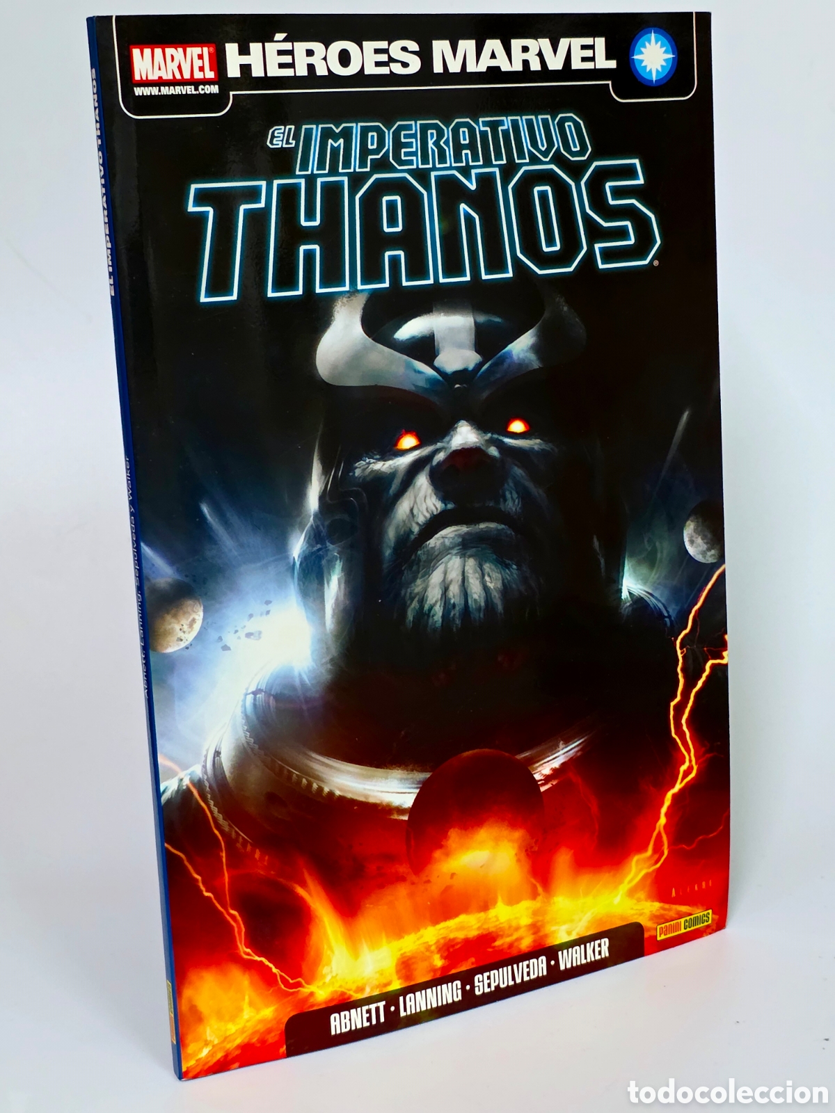 C&oacute;mics: C&Oacute;MIC DE KIOSCO EL IMPERATIVO THANOS HEROES MARVEL PANINI - Foto 1