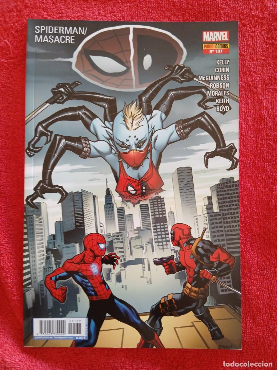 C&oacute;mics: Spiderman/masacre n&ordm; 137 estado de kiosko panini - Foto 1