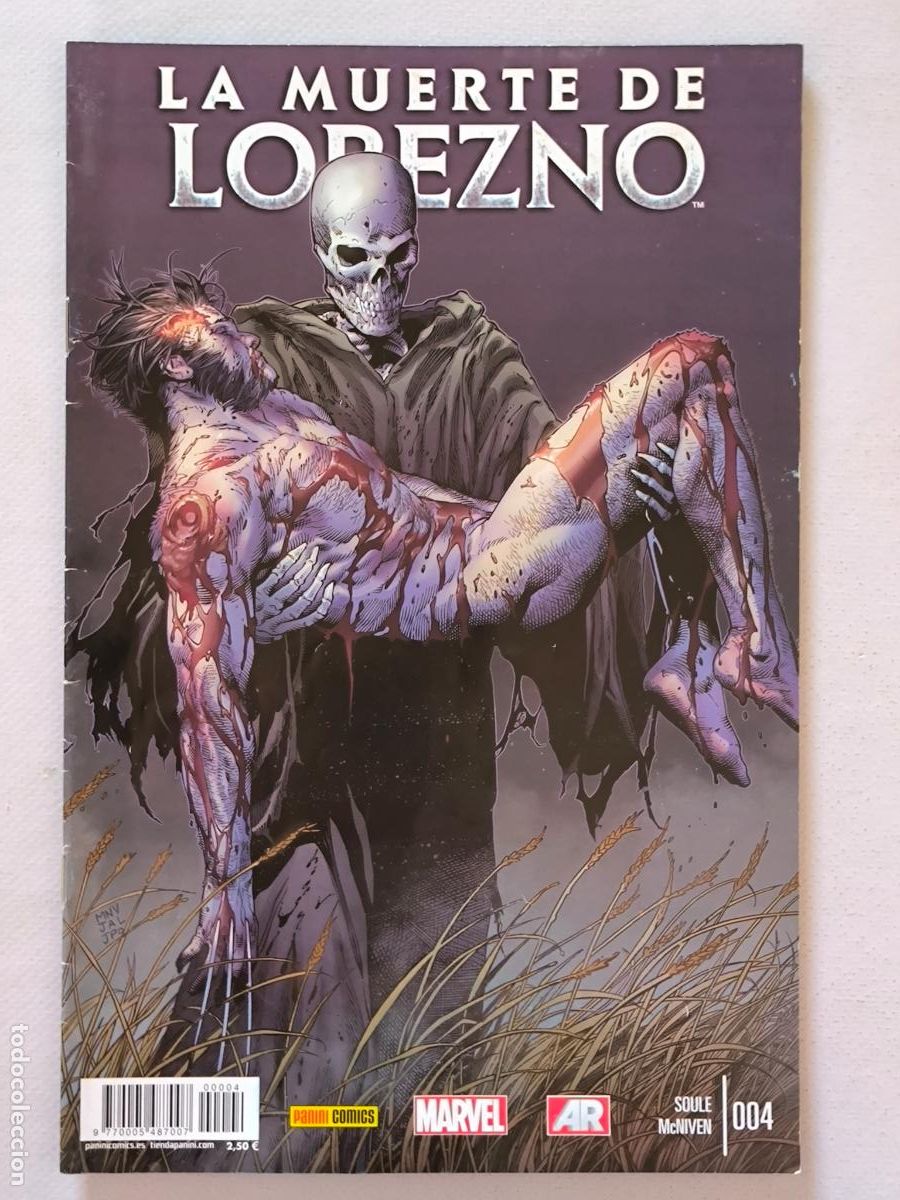 C&oacute;mics: LA MUERTE DE LOBEZNO N&ordm; 4 - MARVEL - PANINI (8W) - Foto 1