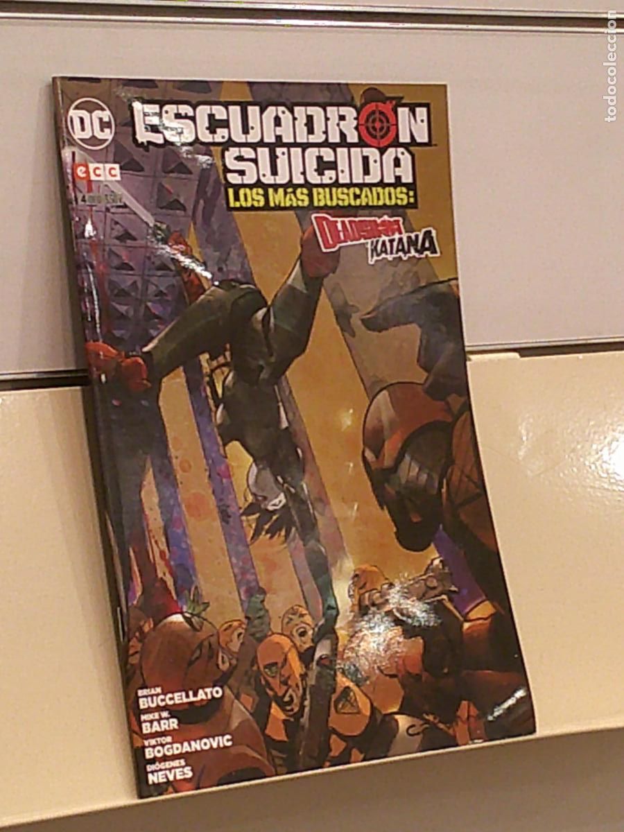 C&oacute;mics: ESCUADRON SUICIDA LOS MAS BUSCADOS: DEADSHOT Y KATANA N&ordm; 4 DE 6 DC - ECC - Foto 1