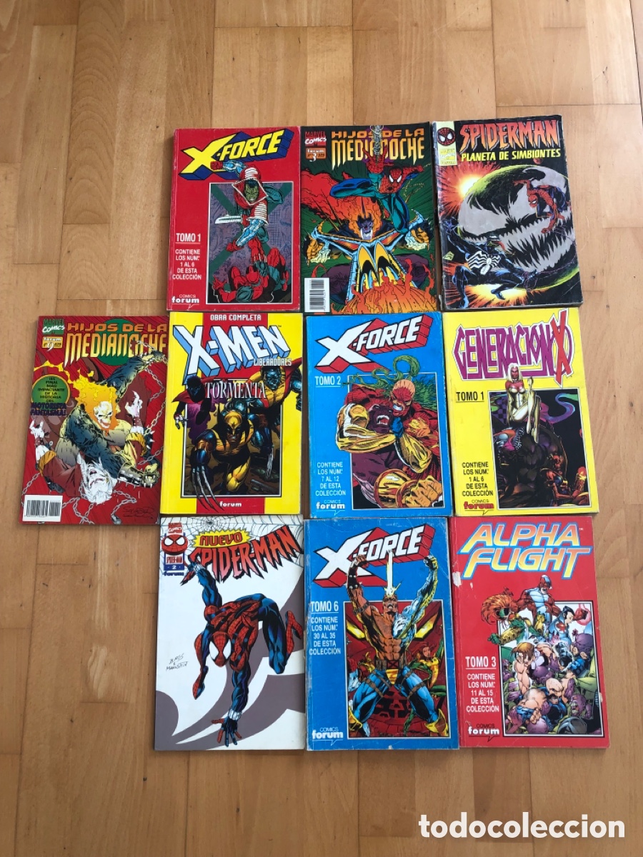 C&oacute;mics: Lote 17 C&oacute;mics Marvel + Batman &ndash; X-Men, Spiderman, - Foto 1