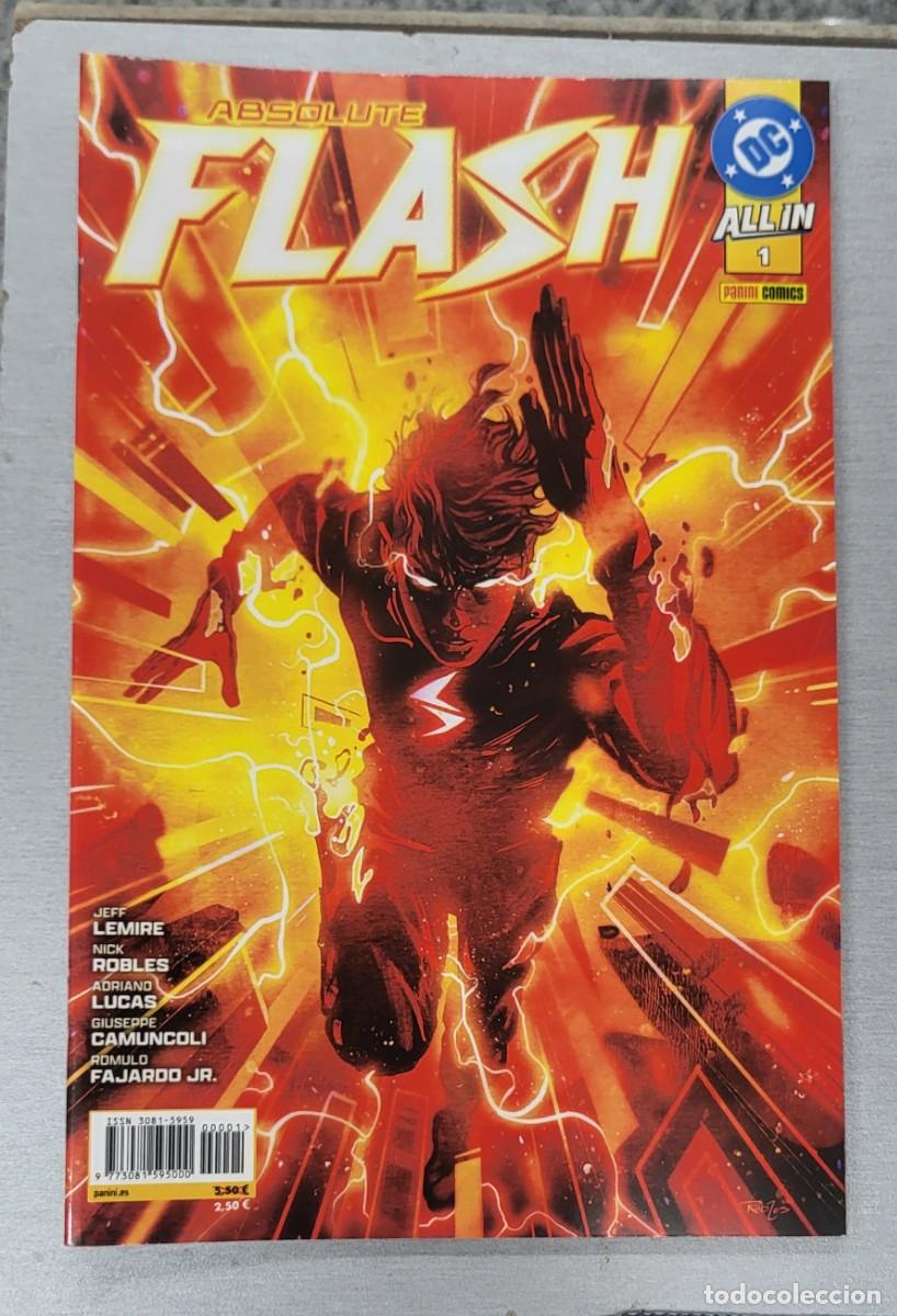 C&oacute;mics: ABSOLUTE FLASH N&ordm; 1 - JEFF LEMIRE / ALL IN / DC - PANINI - Foto 1