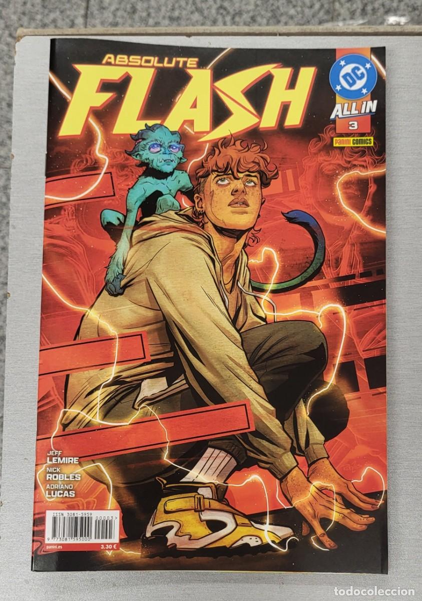 C&oacute;mics: ABSOLUTE FLASH N&ordm; 3 - JEFF LEMIRE / ALL IN / DC - PANINI - Foto 1