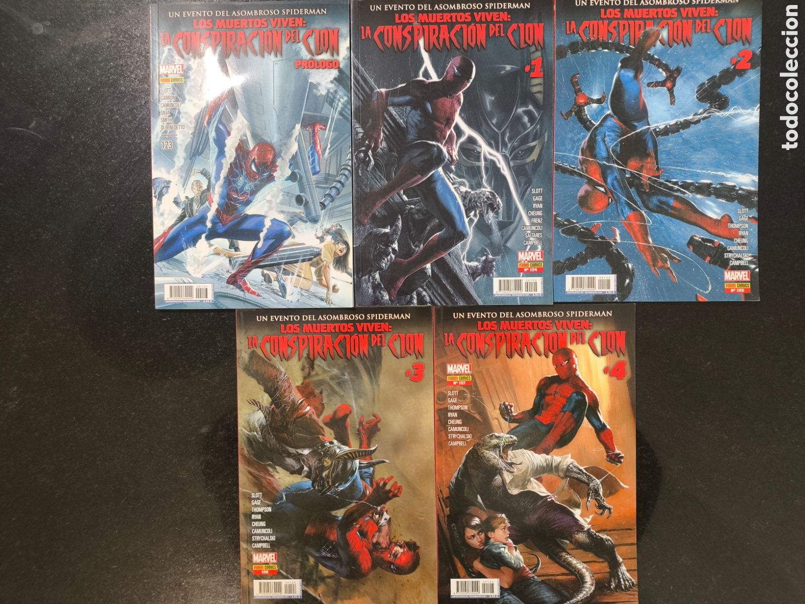 C&oacute;mics: Spiderman 123 a 127 Panini - Foto 1