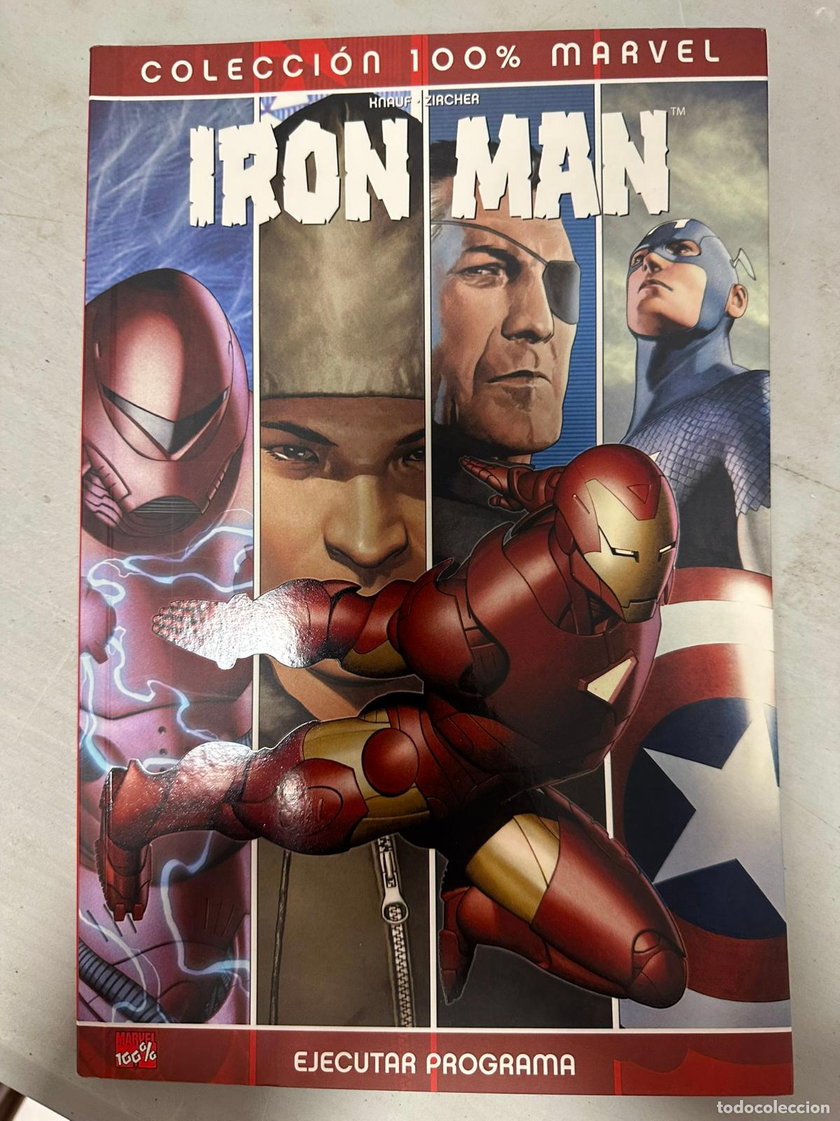 C&oacute;mics: Panini. Colecci&oacute;n 100% Marvel. Iron Man. Ejecutar programa. - Foto 1