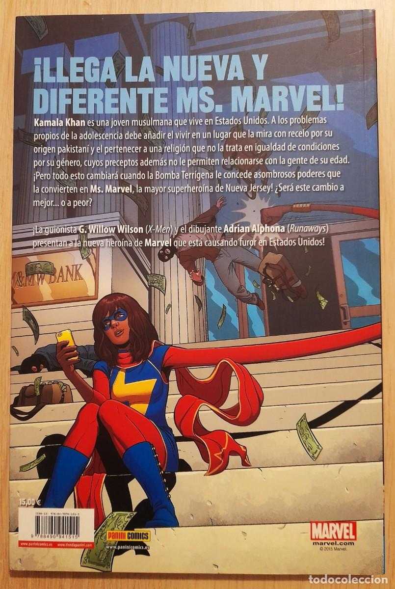 C&oacute;mics: Ms. Marvel - Tomo 1 - Fuera De Lo Normal - Marvel - Panini - Foto 2