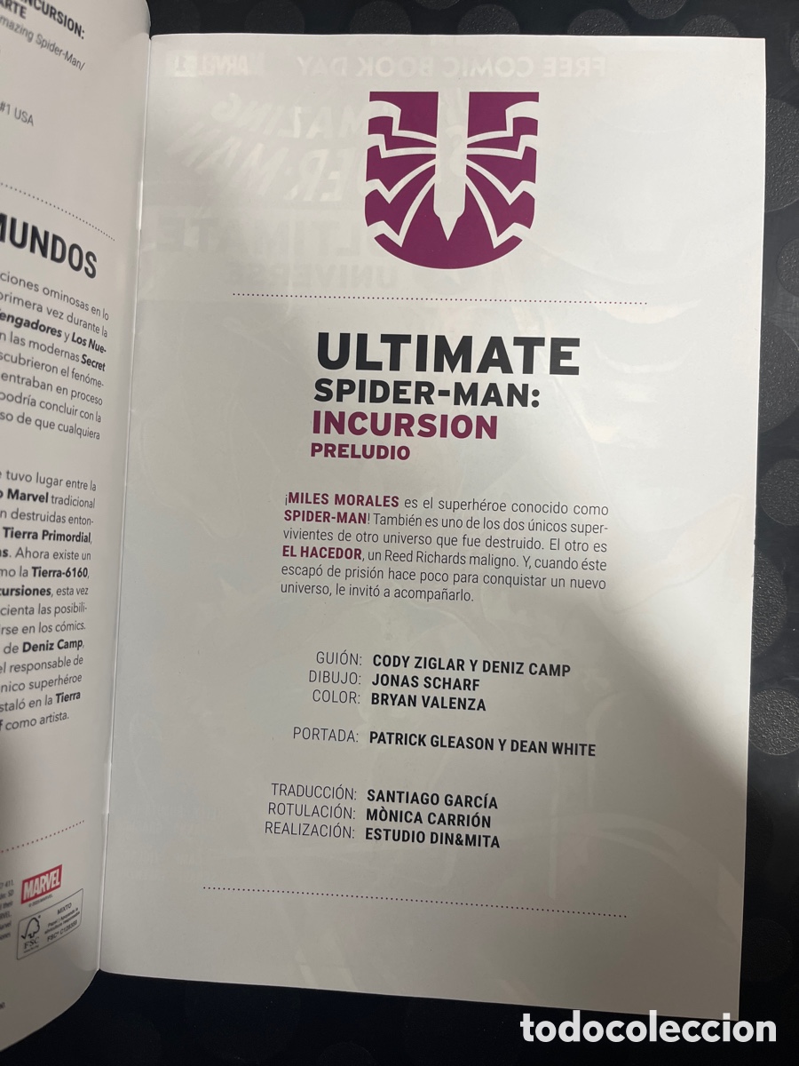 C&oacute;mics: ULT&Iacute;MATE SPIDER-MAN N.1 INCURSI&Oacute;N SPIDERMAN ( 2025/&hellip; ) - Foto 3