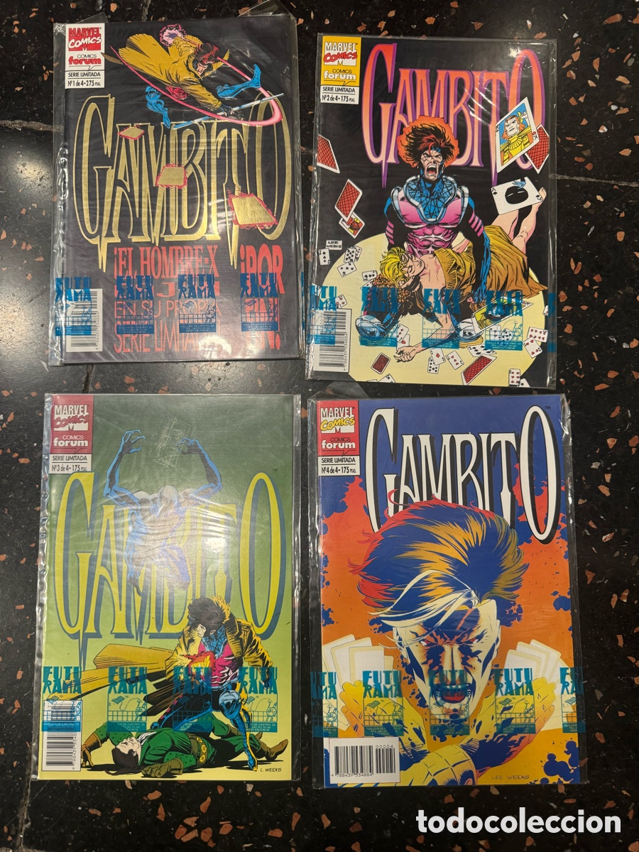 C&oacute;mics: Gambito Marvel colecci&oacute;n completa 4 ejemplares - Foto 1