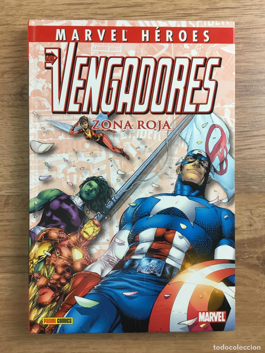 C&oacute;mics: LOS VENGADORES - ZONA ROJA - MARVEL H&Eacute;ROES - PANINI COMICS - Foto 1
