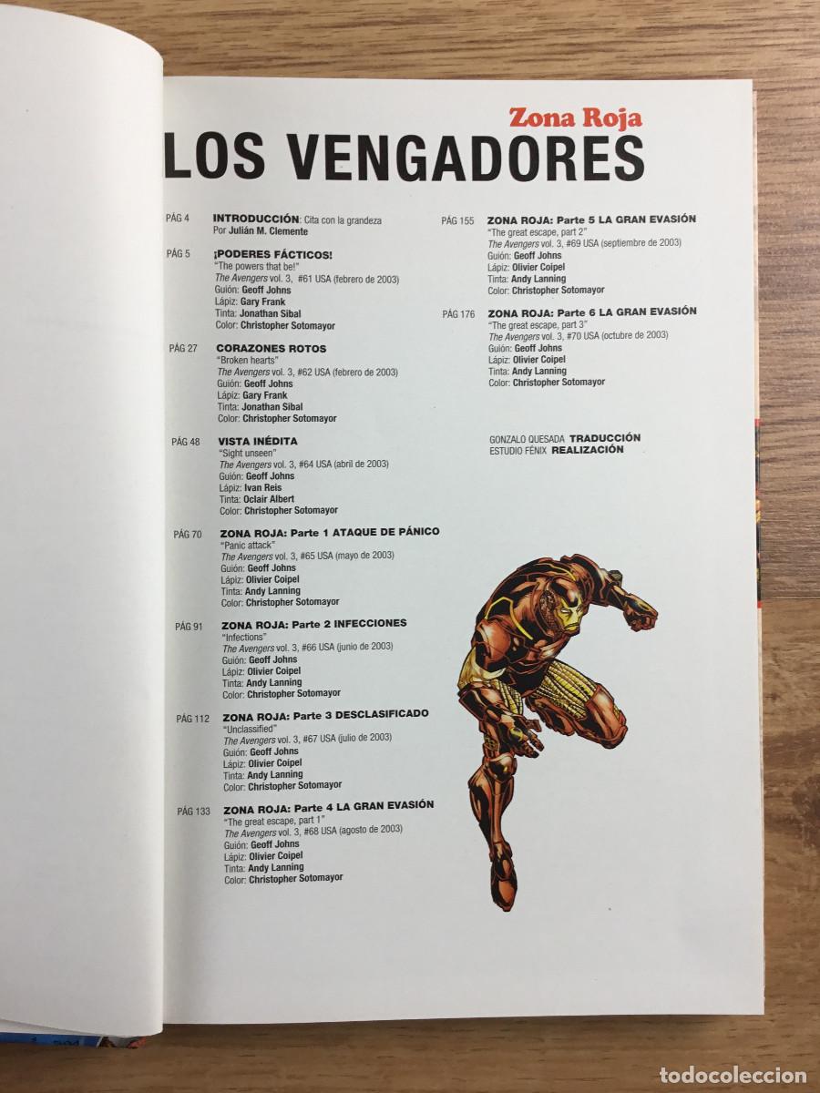 C&oacute;mics: LOS VENGADORES - ZONA ROJA - MARVEL H&Eacute;ROES - PANINI COMICS - Foto 3