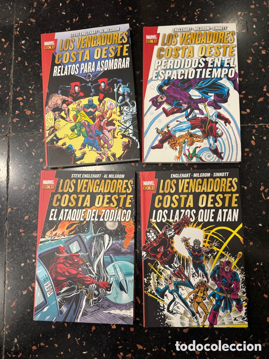 C&oacute;mics: 4 tomos Los vengadores Costa Oeste - Foto 1