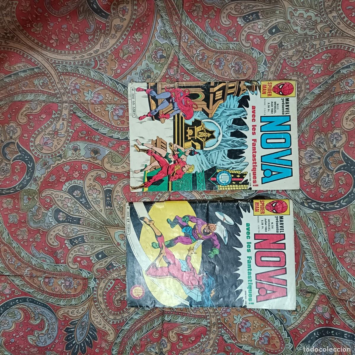 C&oacute;mics: SPIDERMAN AVEC LES FANTASTIQUES NOVA NUM 54/55 - Foto 1