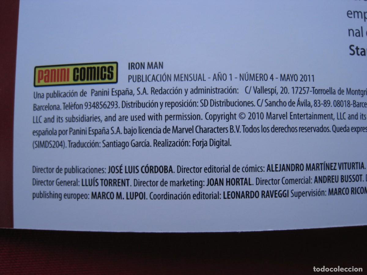 C&oacute;mics: EL INVENCIBLE IRON MAN - N&ordm; 4 - PANINI. - Foto 7