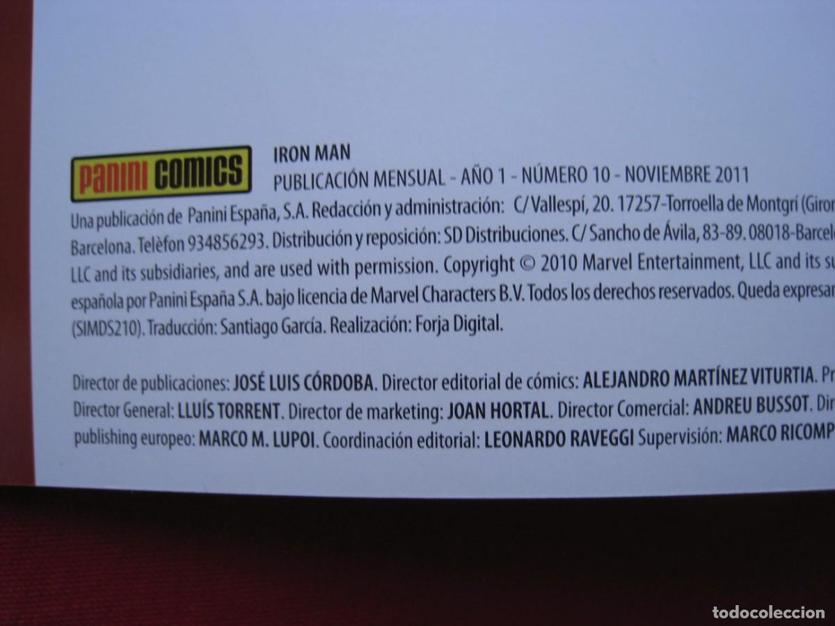C&oacute;mics: EL INVENCIBLE IRON MAN - N&ordm; 10 - PANINI. - Foto 7