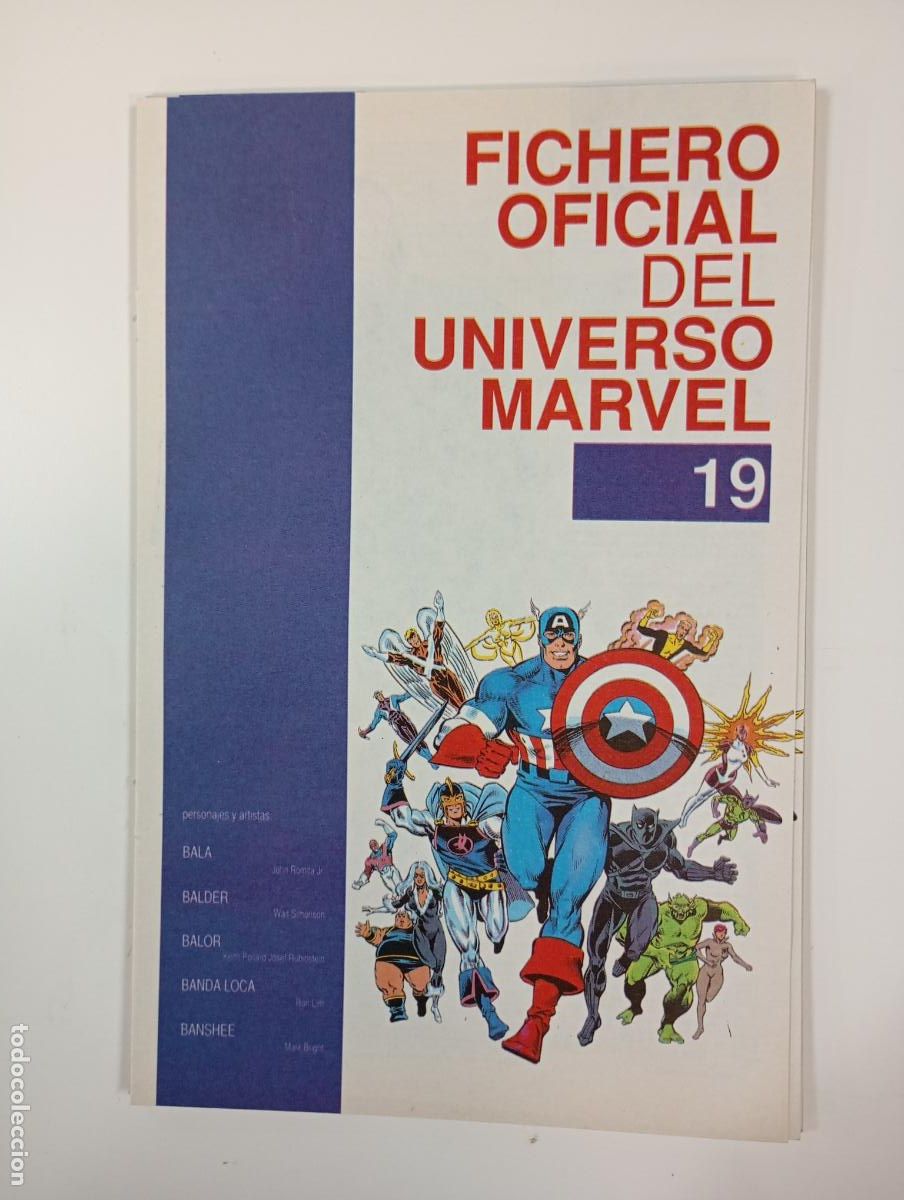 C&oacute;mics: FICHERO OFICIAL DEL UNIVERSO MARVEL N&ordm; TDKC51 - Foto 1