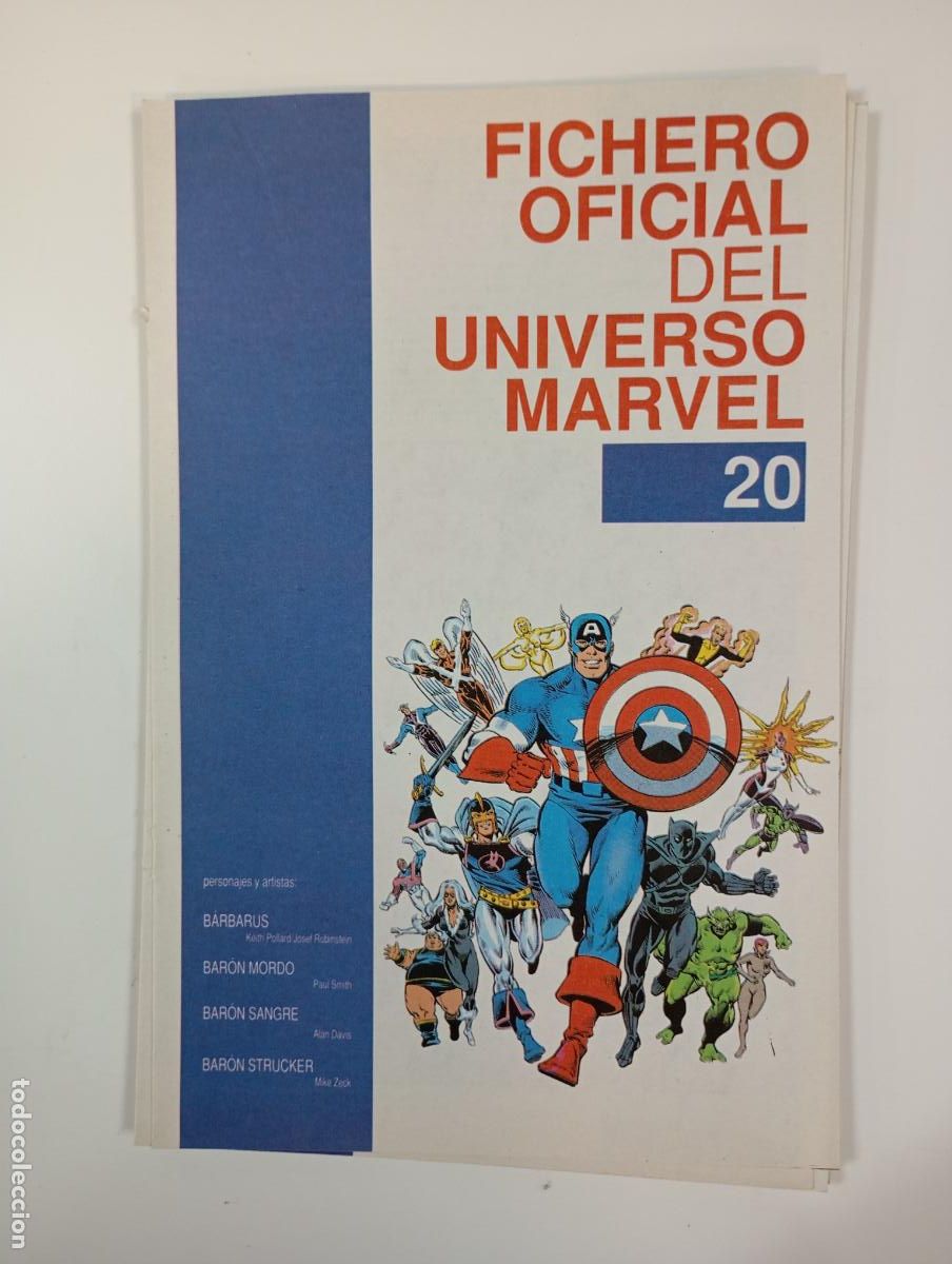 C&oacute;mics: FICHERO OFICIAL DEL UNIVERSO MARVEL N&ordm; TDKC51 - Foto 1
