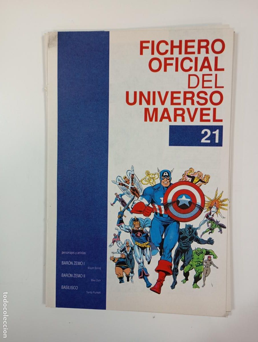 C&oacute;mics: FICHERO OFICIAL DEL UNIVERSO MARVEL N&ordm; TDKC51 - Foto 1