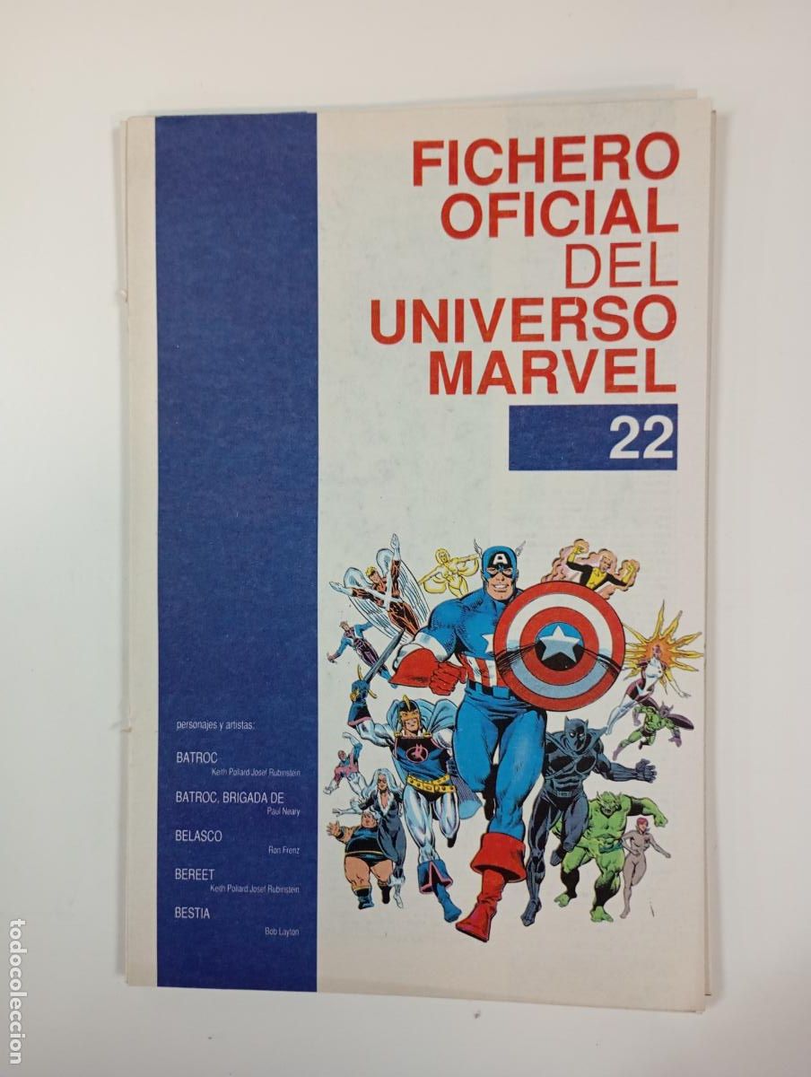 C&oacute;mics: FICHERO OFICIAL DEL UNIVERSO MARVEL N&ordm; TDKC51 - Foto 1