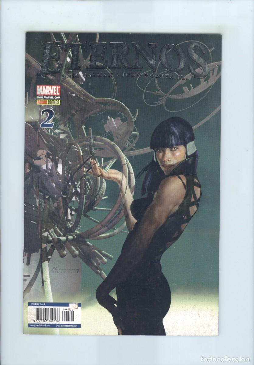C&oacute;mics: Panini. Eternos. 2. Gaiman. Romita Jr. - Foto 1