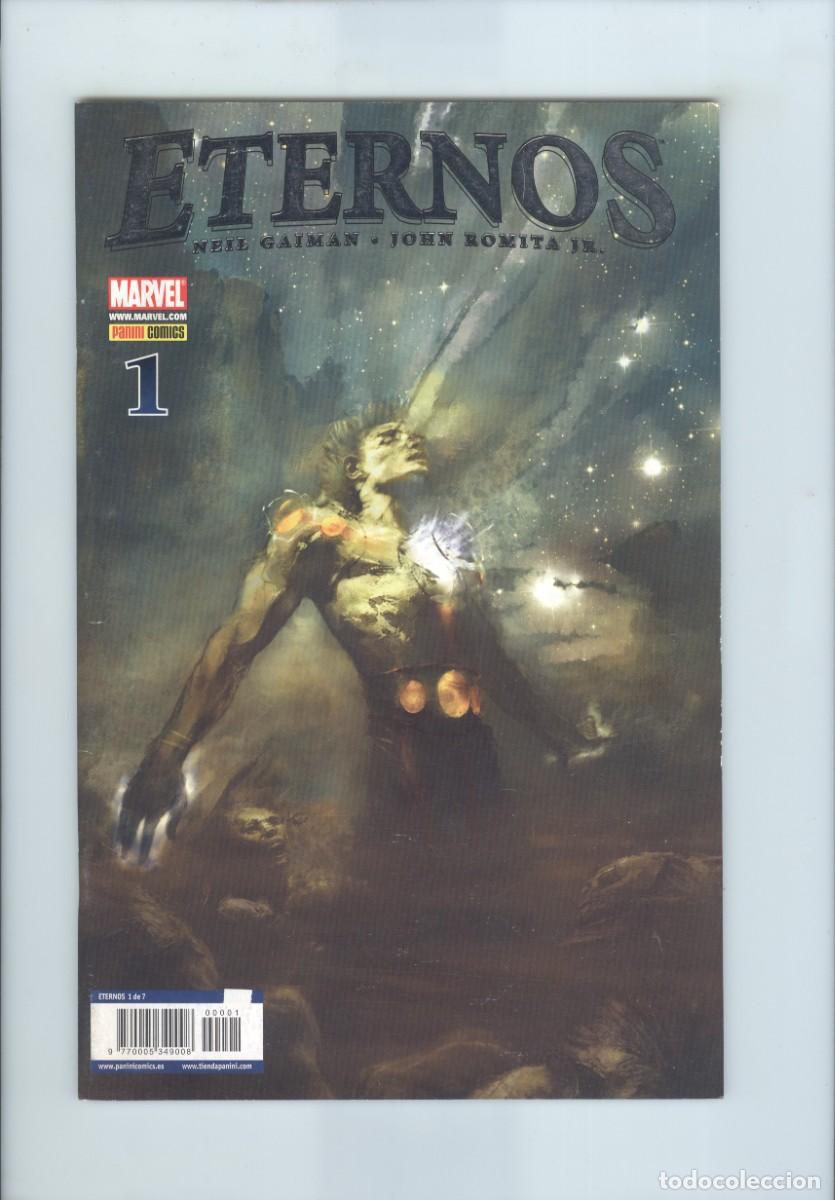 C&oacute;mics: Panini. Eternos. 1. Gaiman. Romita Jr. - Foto 1