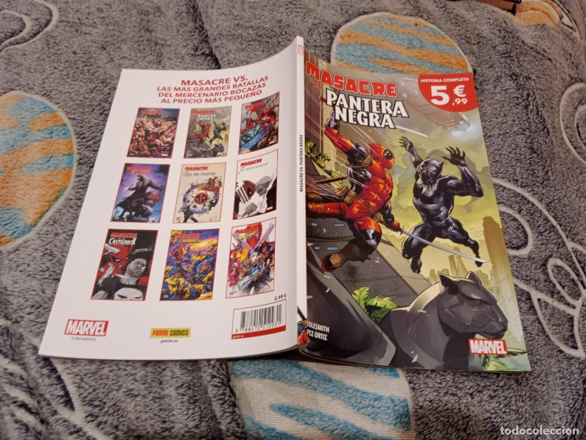 C&oacute;mics: MASACRE - N&ordm; 2 - MASACRE VS PANTERA NEGRA - PANINI 2024 - Foto 1