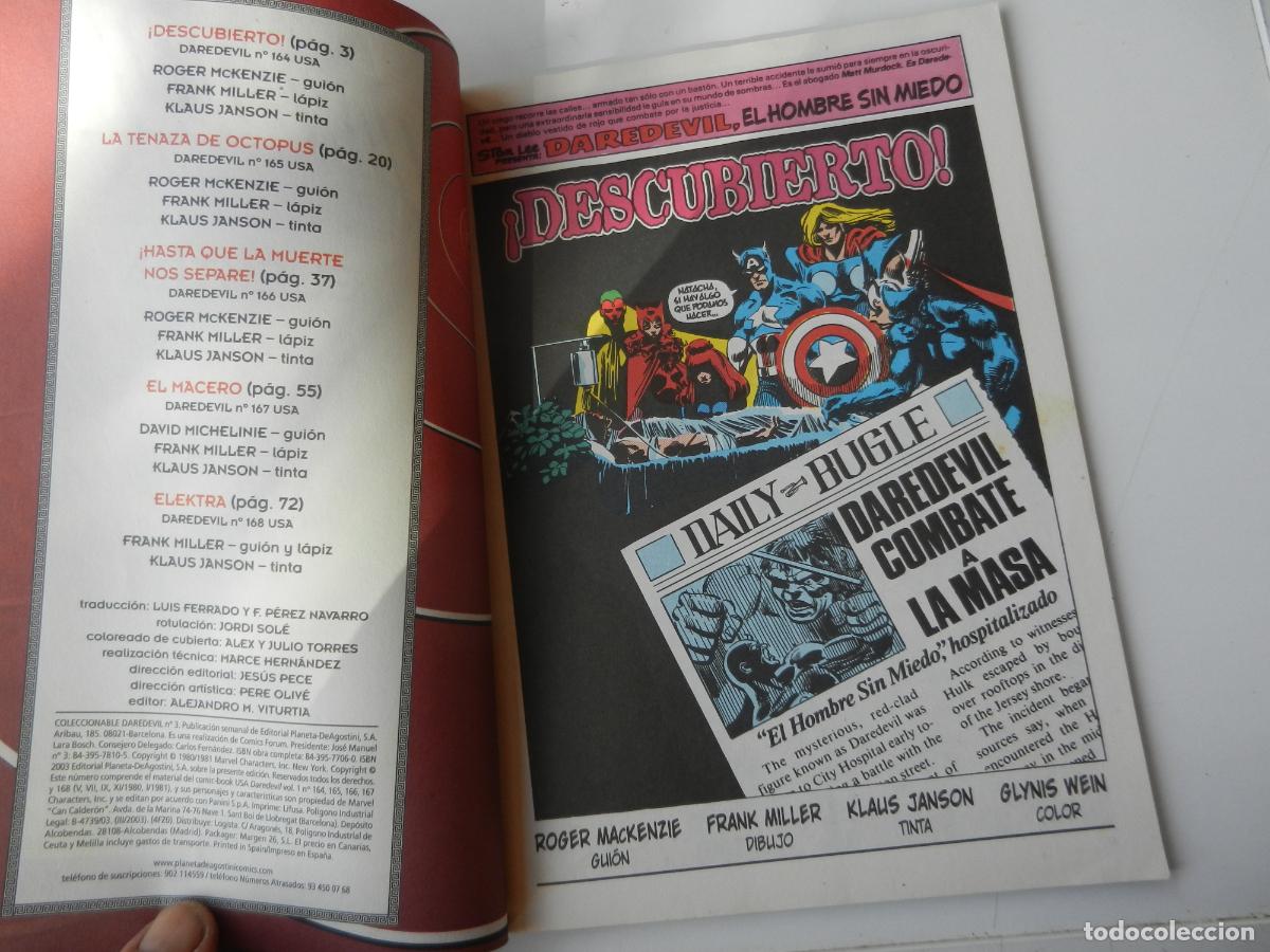 C&oacute;mics: DAREDEVIL - DAN DEFENSOR N&ordm; 3 MARVEL COMIL - PLANETA - 2003 - Foto 3