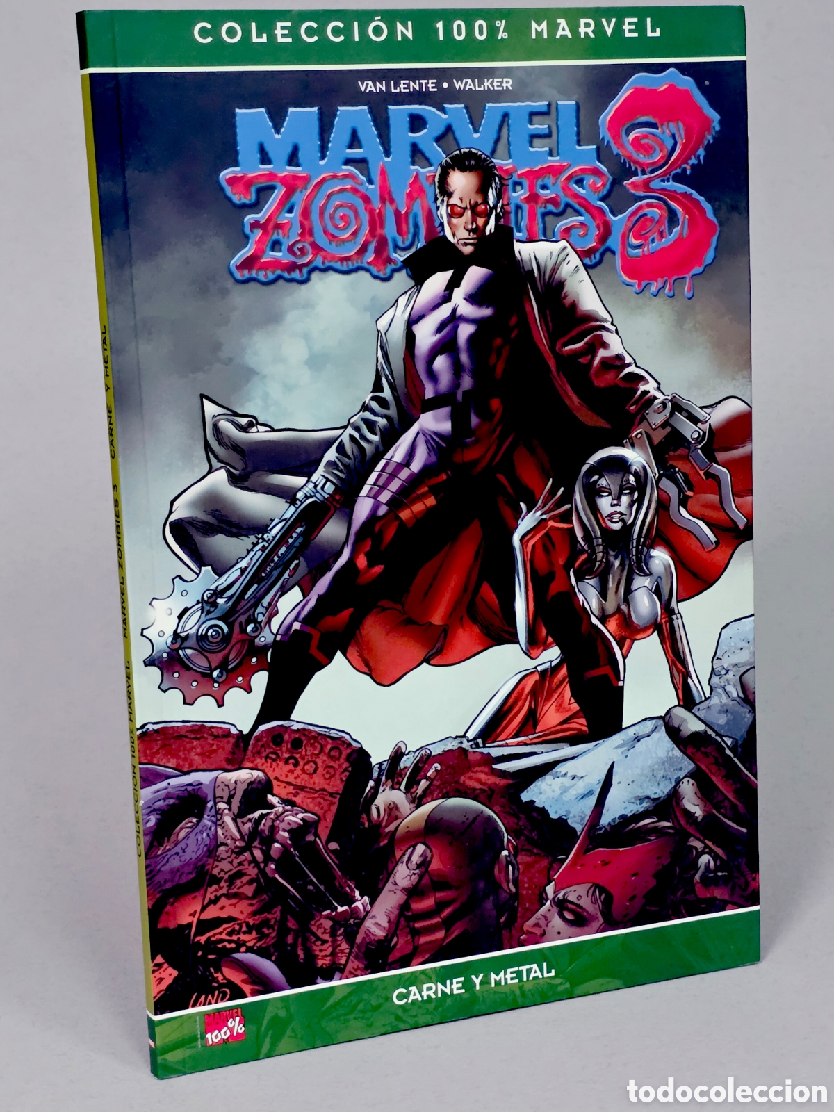 C&oacute;mics: C&Oacute;MIC DE KIOSCO MARVEL ZOMBIES CARNE Y METAL COLECCI&Oacute;N 100% PANINI - Foto 1