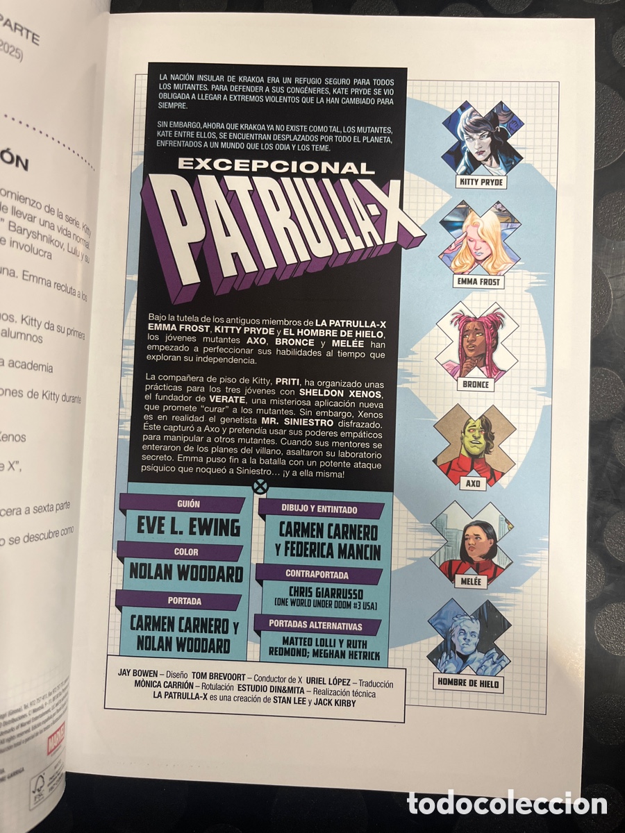 C&oacute;mics: EXCEPCIONAL PATRULLA X N.10 A LA DERIVA ( 2025/&hellip; ) - Foto 3