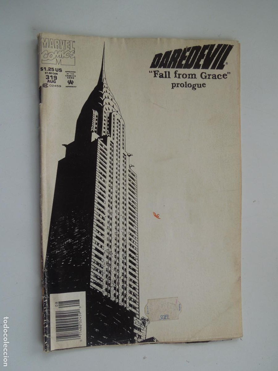 C&oacute;mics: DAREDEVIL -N&ordm; 8 - FALL FROM GRACE PROLOGUE - MARVEL -08-1993- EN INGLES - Foto 1