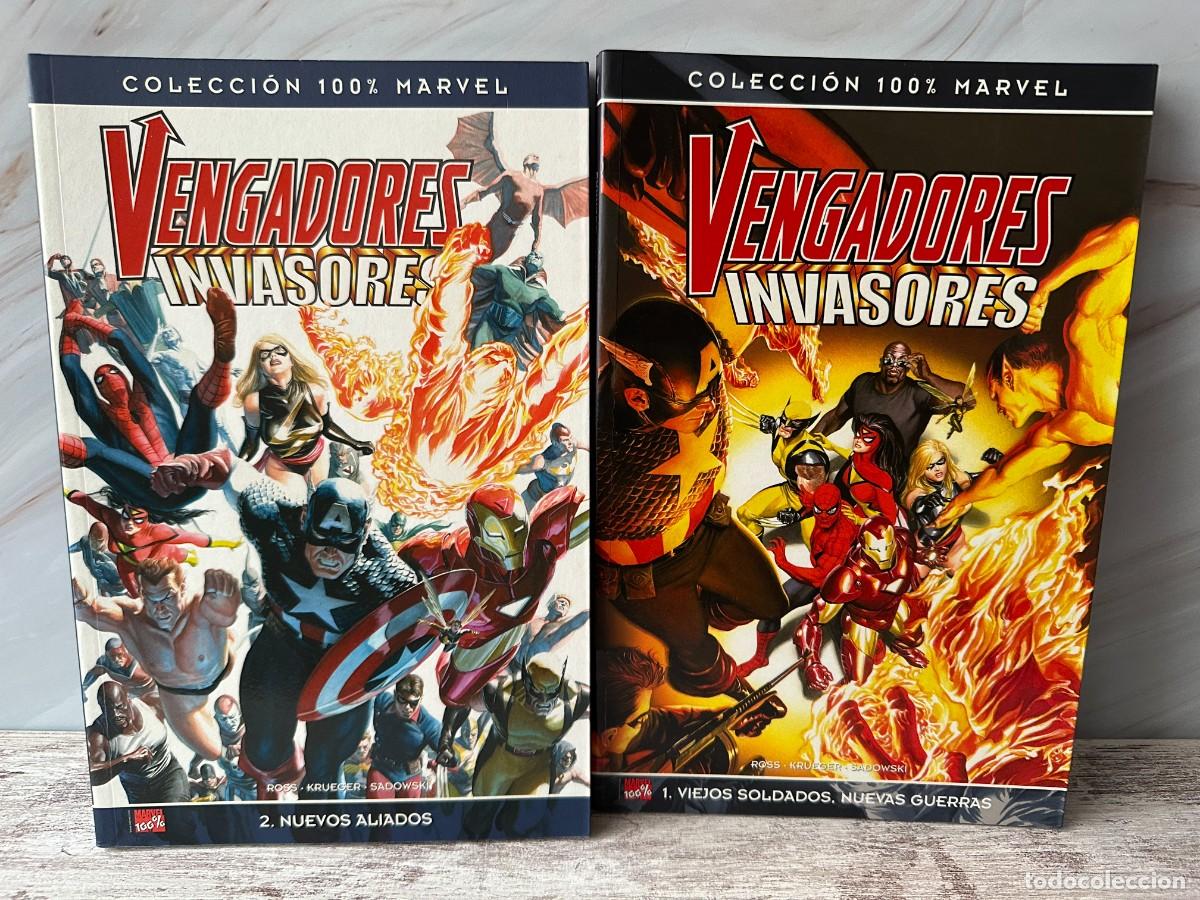 C&oacute;mics: Vengadores / Invasores - 100% Marvel (Completa) 2 Tomos - Foto 1