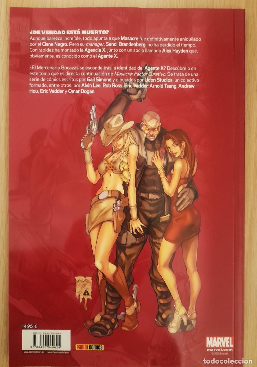 C&oacute;mics: Masacre - Deadpool - Agente X - Coleccion Completa de 2 Tomos - Marvel - Panini - Foto 2