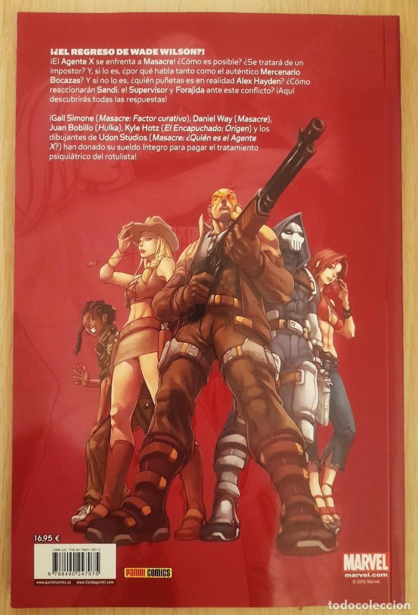 C&oacute;mics: Masacre - Deadpool - Agente X - Coleccion Completa de 2 Tomos - Marvel - Panini - Foto 4