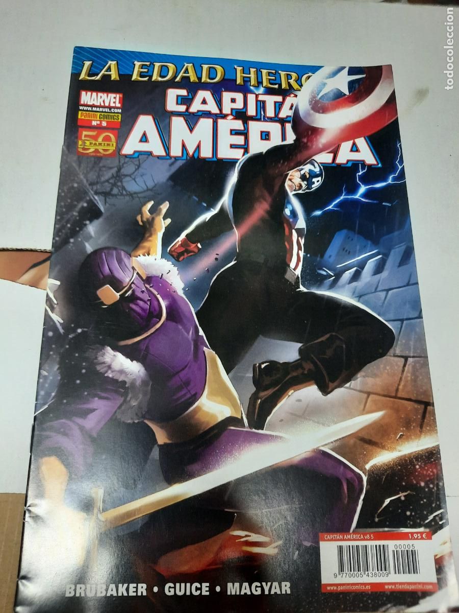 C&oacute;mics: CAPIT&Aacute;N AM&Eacute;RICA N&ordm; 5 V.8 - ED. PANINI - Foto 1
