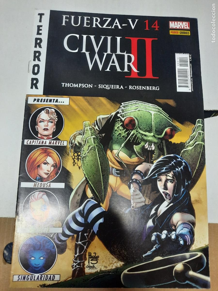 C&oacute;mics: FUERZA-V N&ordm; 14 - ED. PANINI - Foto 1