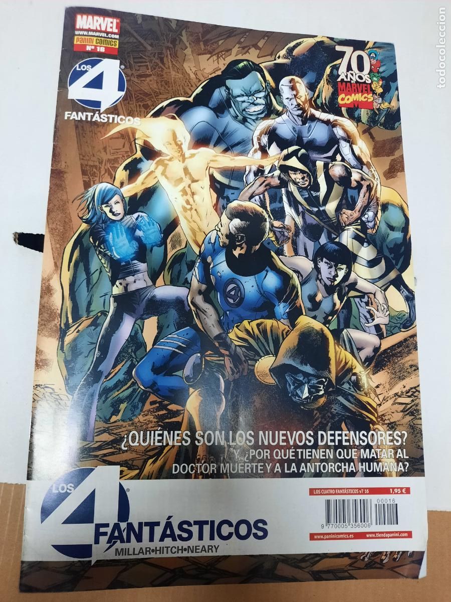 C&oacute;mics: LOS 4 FANT&Aacute;STICOS N&ordm; 16- ED. PANINI - Foto 1