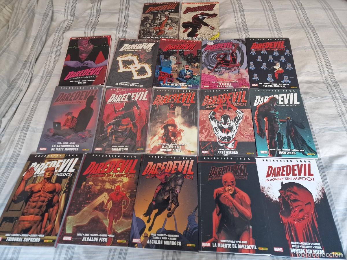 C&oacute;mics: 100% MARVEL - DAREDEVIL (OBRA COMPLETA 17 TOMOS) - PANINI - Foto 1